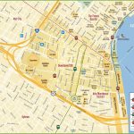 New Orleans Cbd And Downtown Map With Printable Map Of New Orleans