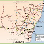 New South Wales Road Map For Printable Map Of Nsw