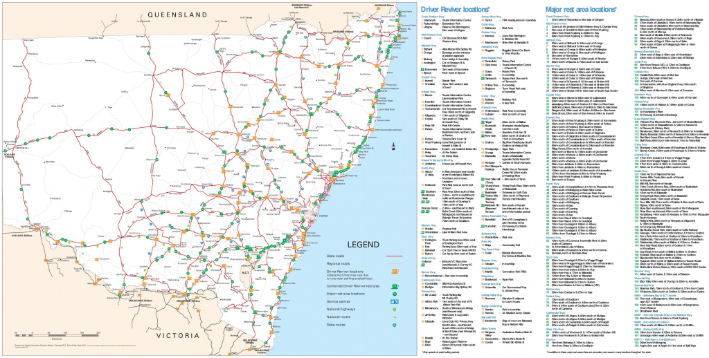 New South Wales State Maps | Australia | Maps Of Nsw (New South Wales) throughout Printable Map Of Nsw