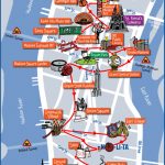 New York City Most Popular Attractions Map Pertaining To Map Of New York Attractions Printable