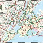 New York City Ny Map Within New York Printable Map Pdf
