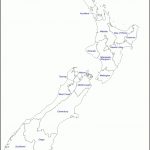 New Zealand : Free Map, Free Blank Map, Free Outline Map, Free Base With Outline Map Of New Zealand Printable