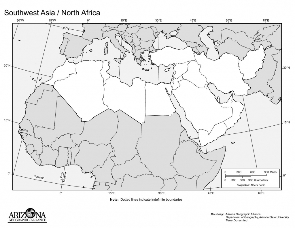 North Africa And Southwest Asia Map Quiz S X Me Mesmerizing Blank Of for Africa Map Quiz Printable