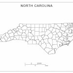 North Carolina Blank Map Regarding South Carolina County Map Printable