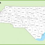 North Carolina County Map Intended For South Carolina County Map Printable