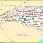 North Carolina Highway Map Regarding Printable Map Of North Carolina