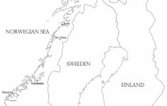 Printable Map Of Norway