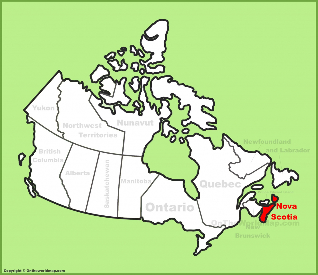 Nova Scotia Maps | Canada | Maps Of Nova Scotia (Ns) inside Printable Map Of Nova Scotia Canada
