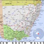 Nsw · New South Wales · Public Domain Mapspat, The Free, Open For Printable Map Of Nsw