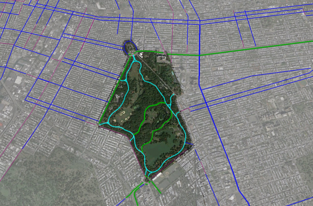 Nyc Bike Maps: New York City&amp;#039;s Bike Lanes And Bike Paths Mapped with regard to Prospect Park Map Printable