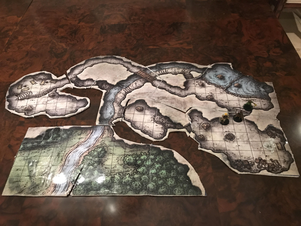 Oc] [Lmop] Cragmaw Hideout Map Built For Our Group Of First Timers inside Cragmaw Hideout Printable Map