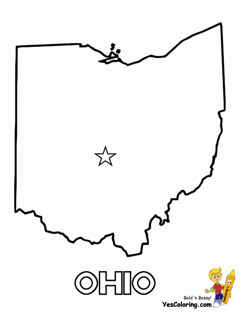 Ohio State Drawings | Free State Maps | Massachusetts - South Dakota pertaining to Outline Map Of Puerto Rico Printable