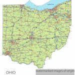 Ohio State Route Network Map. Ohio Highways Map. Cities Of Ohio With Regard To Ohio State Map Printable