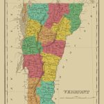 Old State Map   Vermont   Finley 1831 Pertaining To Printable Map Of Vermont