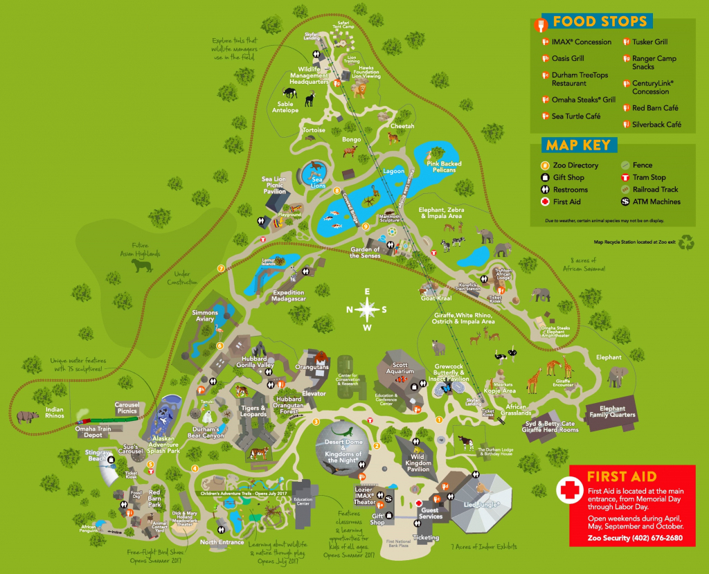 Omaha Zoo Map intended for Printable Detroit Zoo Map
