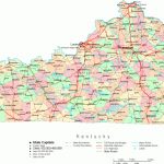 Online Map Of Kentucky Large In Printable Map Of Kentucky