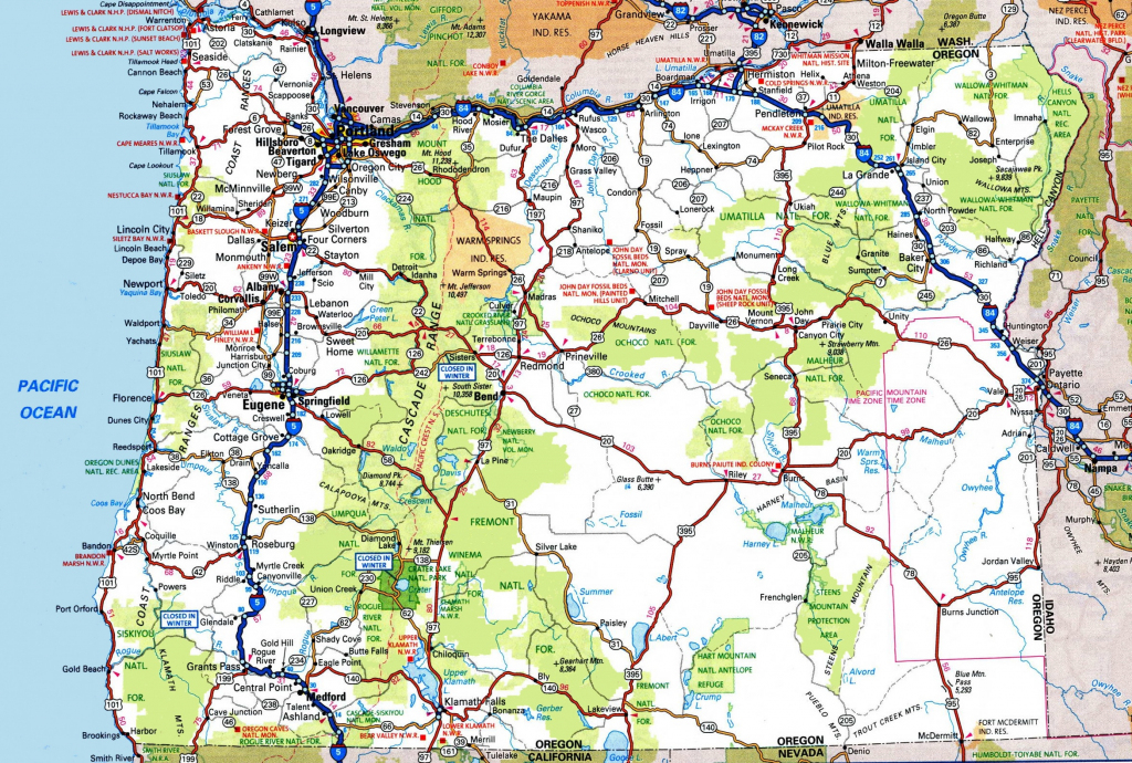 Free Printable State Road Maps Printable Maps