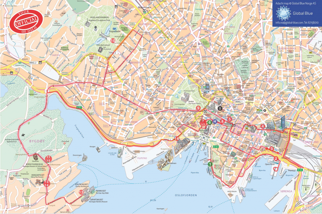 Oslo Tourist Map - Google Search | Oslo | Oslo, Norway, Tourist Map with Oslo Tourist Map Printable