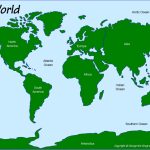 Outline Base Maps In Printable World Map With Continents And Oceans Labeled