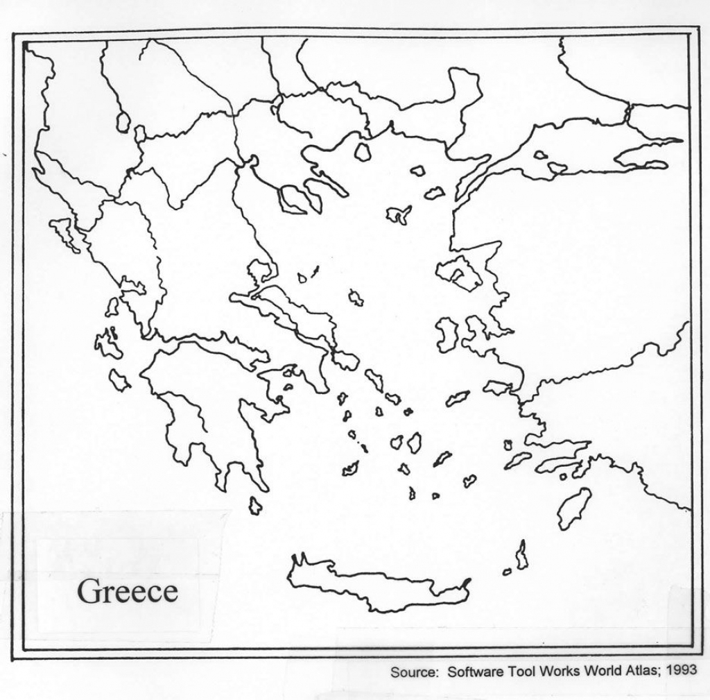Outline Map Of Ancient Greece And Travel Information | Download Free intended for Outline Map Of Ancient Greece Printable