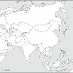 Outline Map Of Asia With Countries Throughout Roundtripticket Me Throughout Asia Outline Map Printable