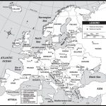 Outline Map Of Europe Countries And Capitals With Map Of Europe With Inside Printable Map Of Europe With Capitals