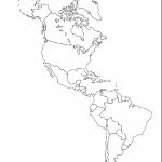Outline Map Of South America Printable Tidal Treasures And Blank Intended For Blank Map Of The Americas Printable