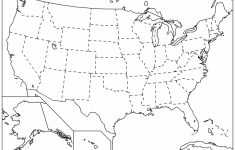 Blank Printable Map Of 50 States And Capitals