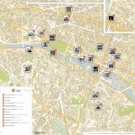 Paris Printable Tourist Map | Sygic Travel In Street Map Of Paris France Printable