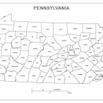 Pennsylvania Labeled Map For Pa County Map Printable