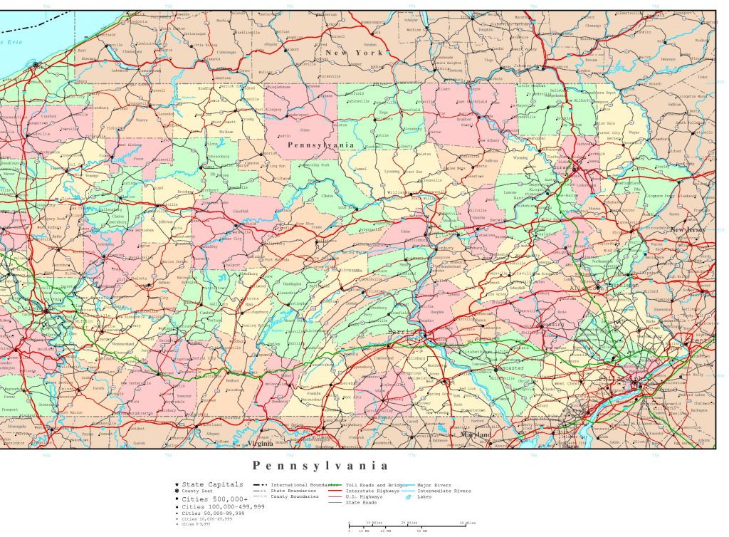 printable-pennsylvania-county-map