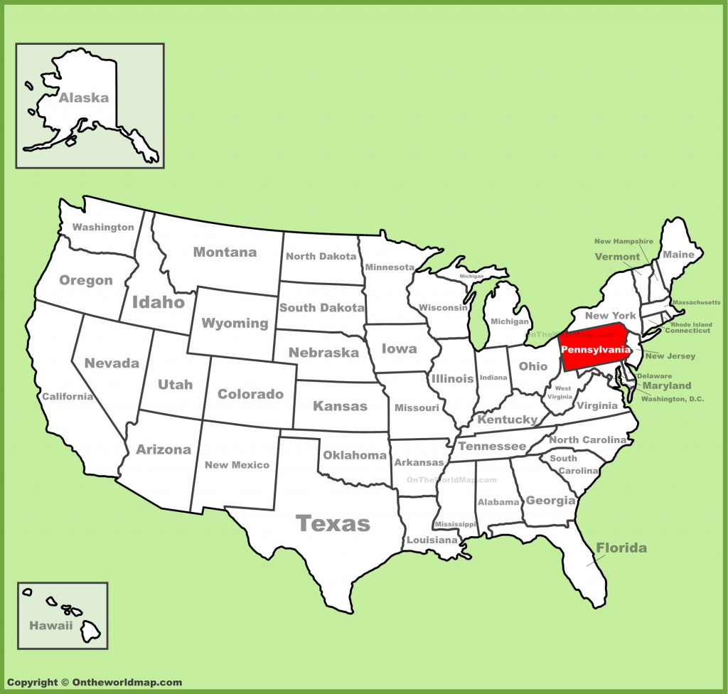 Pennsylvania State Maps | Usa | Maps Of Pennsylvania (Pa) inside Printable Map Of Pennsylvania