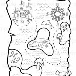 Personalized Printable Pirate Treasure Map Birthday Party Favor In Printable Treasure Map