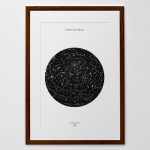 Personalized Star Map Print Or Poster Of The Night Sky   Posterhaste Throughout Make A Printable Map