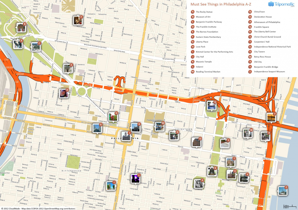 Philadelphia Printable Tourist Map In 2019 | Free Tourist Maps intended for Philadelphia City Map Printable