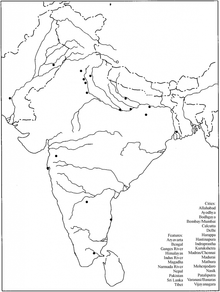 Physical Map Of India Blank And Travel Information | Download Free with regard to Physical Map Of India Outline Printable