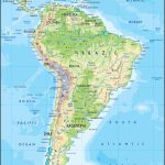 Physical Map Of South America | Science In 2019 | South America Map Regarding Printable Physical Map Of North America