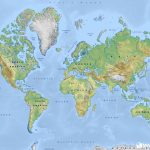 Physical Map Of World | World Physical Map Printable For World Physical Map Printable