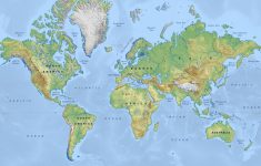 World Physical Map Printable