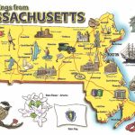 Pictorial Travel Map Of Massachusetts With Printable Map Of Massachusetts