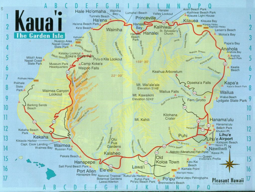 Pinalan Hill On Travel In 2019 Kauai Map Kauai Hawaii Kauai