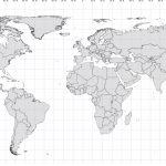 Pinana Smith On High School Geography | World Map Latitude Pertaining To World Map With Latitude And Longitude Lines Printable