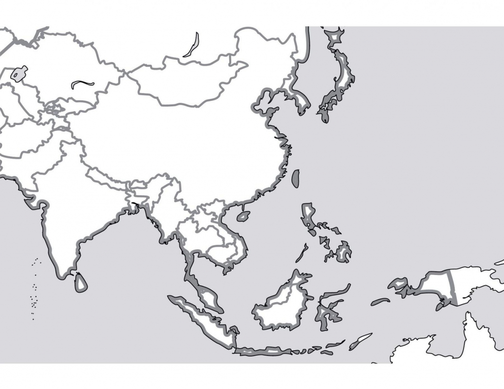 Pinchristine Srivastava On Homeschool Pinterest Within Blank regarding Blank Outline Map Of Asia Printable