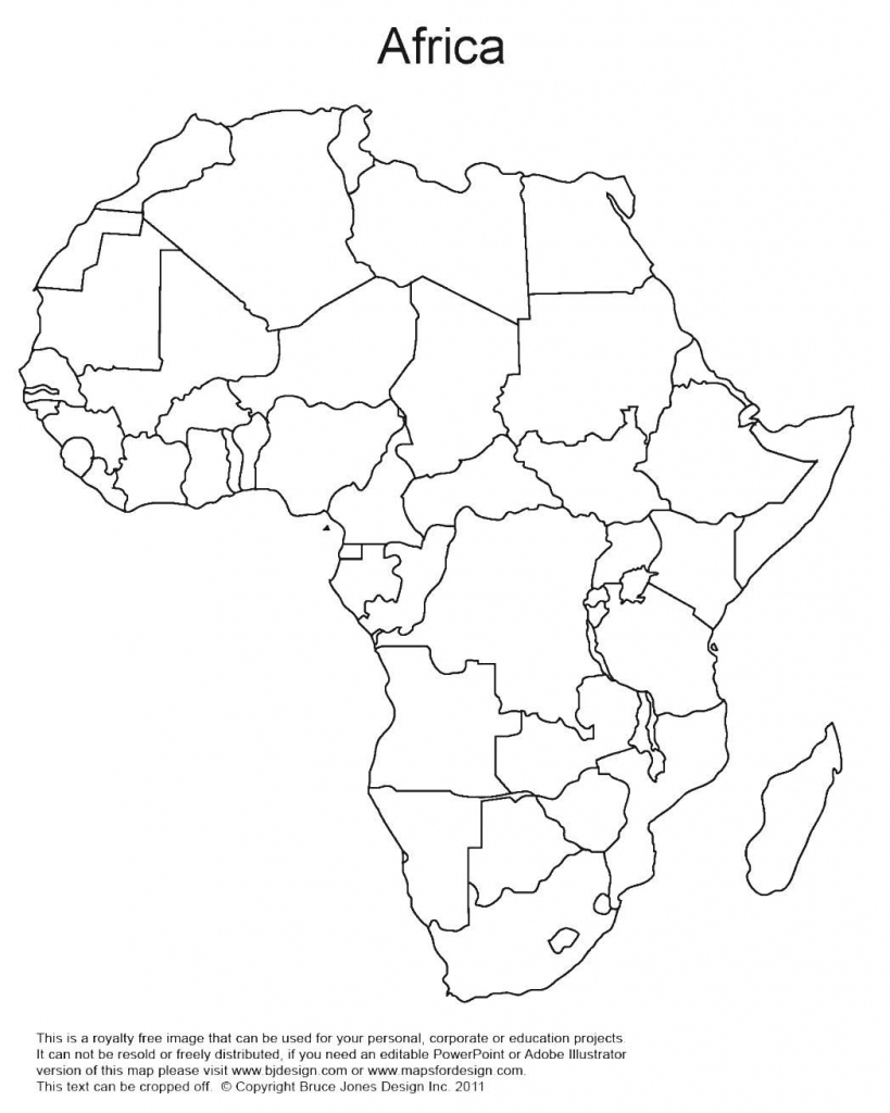 Pineileen Fagan On 3Rd Grade Social Studies | Africa Map, Africa intended for Free Printable Outline Maps