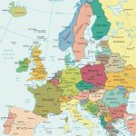 Political Map Of Europe   Countries Regarding Printable Political Map Of Europe