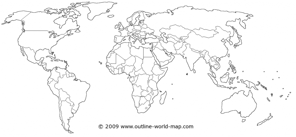 Political World Maps | Outline World Map Images with regard to Large Printable World Map Outline