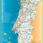 Portugal Tourist Map Within Printable Map Of Portugal