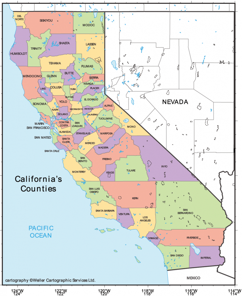 Print Out California | State Coloring Pages Usa Printable Printable intended for Printable Map Of California Cities