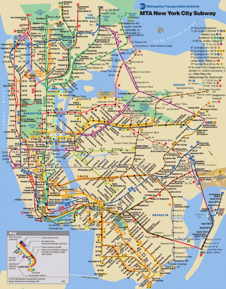 Print Printable New Subway Map High Res Maps Usa With Regard To