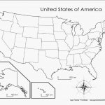 Printable 50 States Map Link To The Best Blank Of With Printable 50 States Map